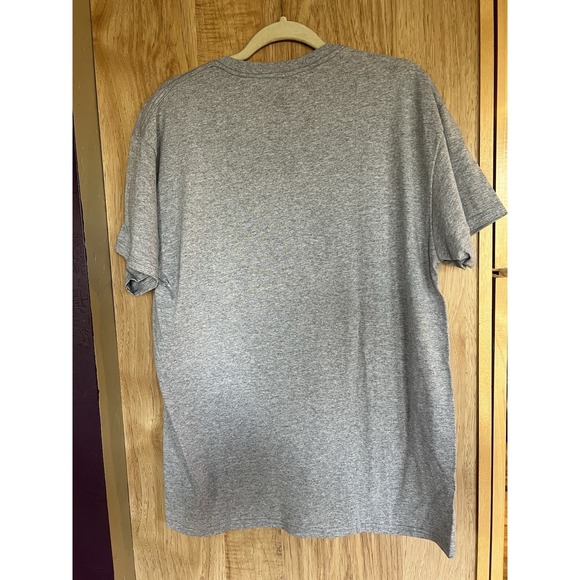 Disney Cruise Line T Shirt UniSex Size Large Grey Aqua/neon Green Mickey Mouse - Picture 3 of 3